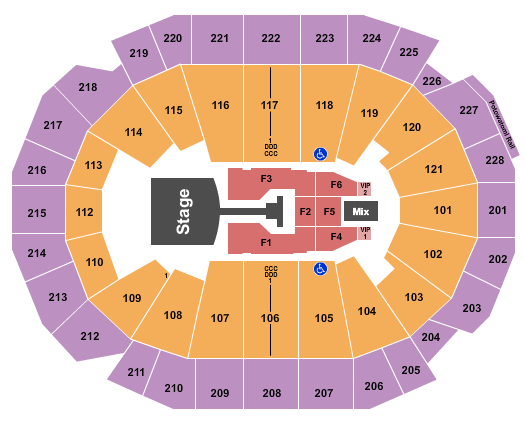 Fiserv Forum Jonas Brothers Seating Chart